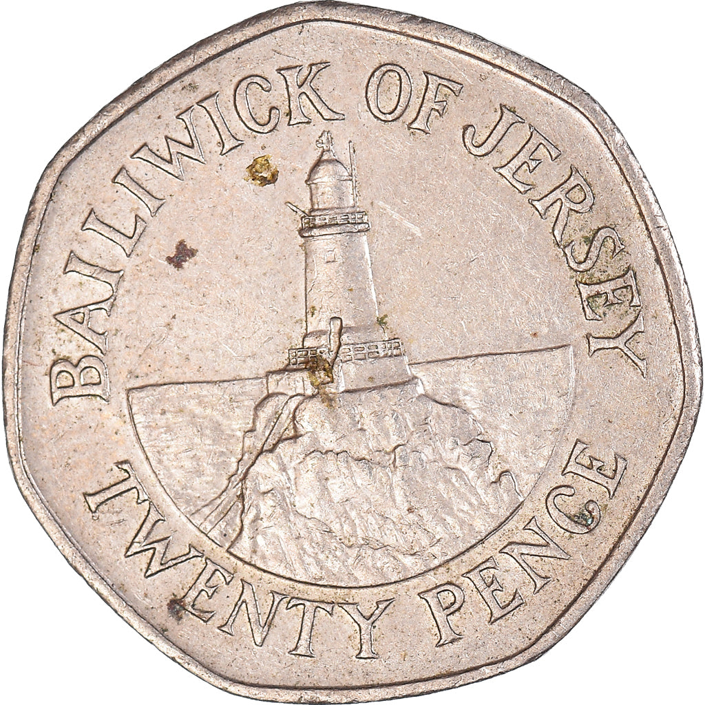 Moneda, Jersey, 20 Pence, 1983