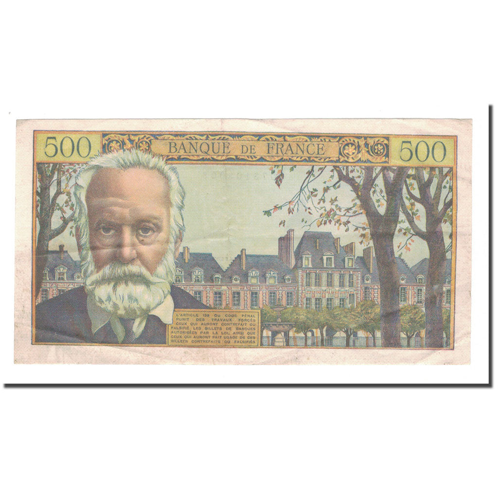 France, 500 Francs, 1954, 1954-03-04, EF(40-45), Fayette:35.2, KM:133a