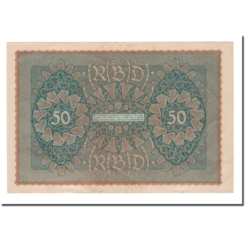 Banknote, Germany, 50 Mark, 1919, 1919-06-24, KM:66, EF(40-45)