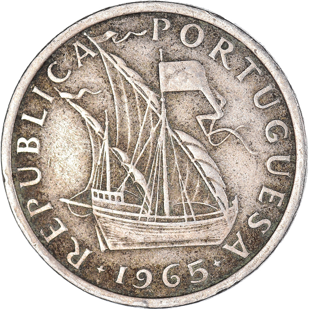 Monnaie, Portugal, 5 Escudos, 1965