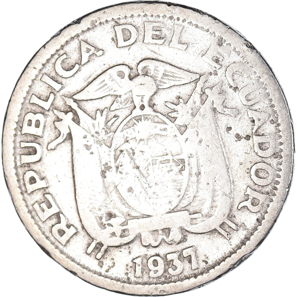 Monnaie, Équateur, Sucre, Un, 1937