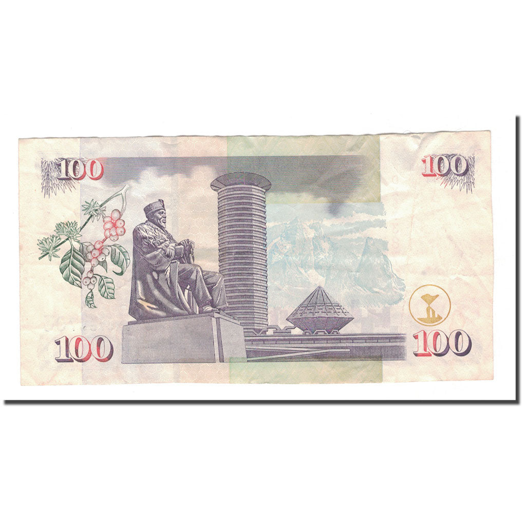 Banknot, Kenia, 100 Shillings, KM:48d, EF(40-45)
