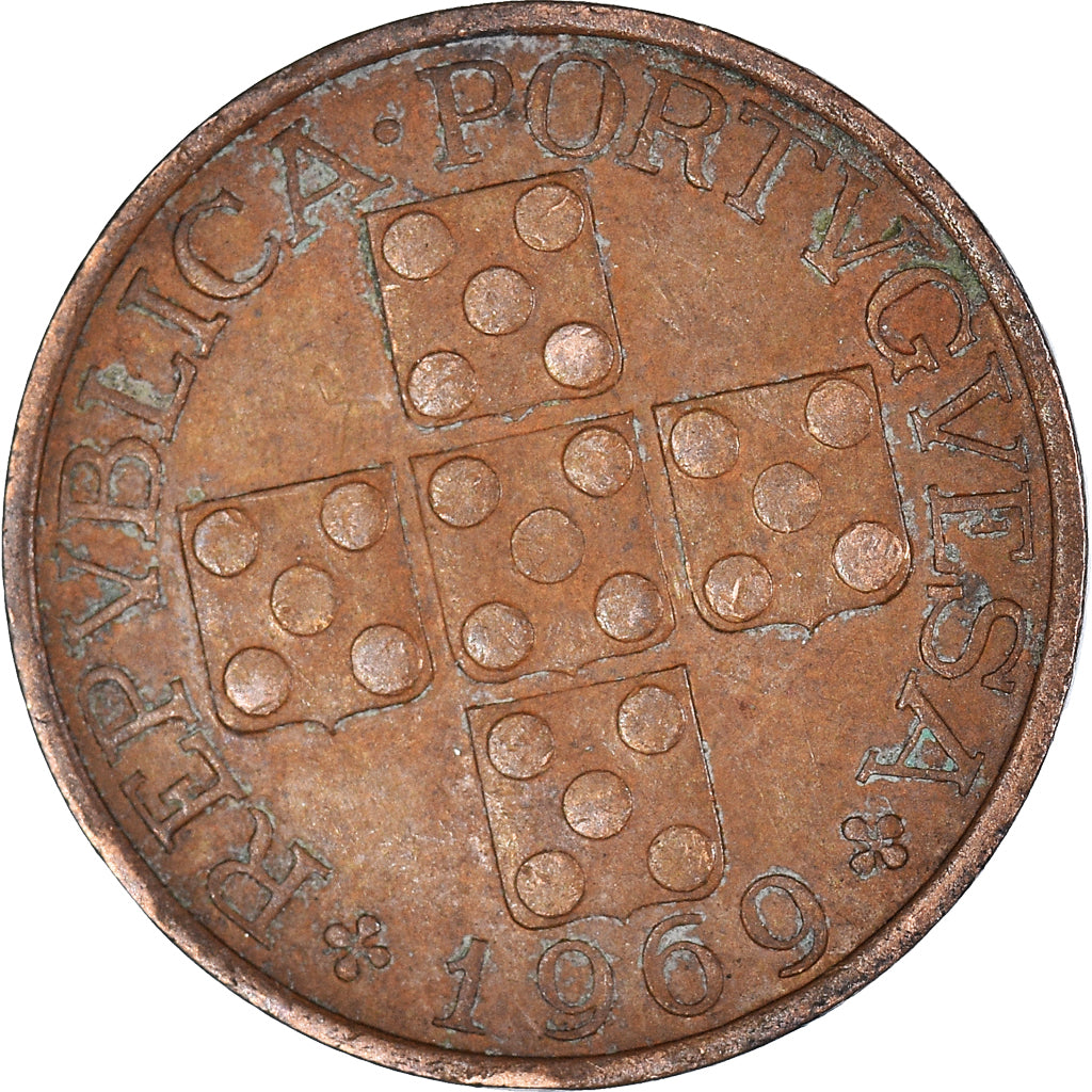 Moneda, Portugal, 20 Centavos, 1969