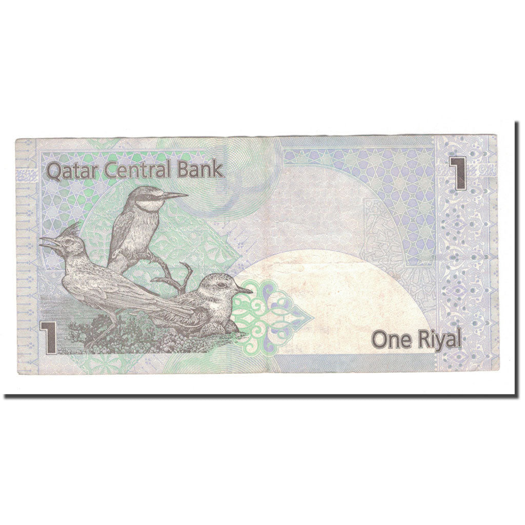 Banknote, Qatar, 1 Riyal, KM:20, VF(30-35)