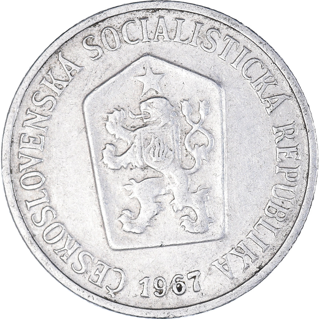 Moneda, Checoslovaquia, 10 Haleru, 1967