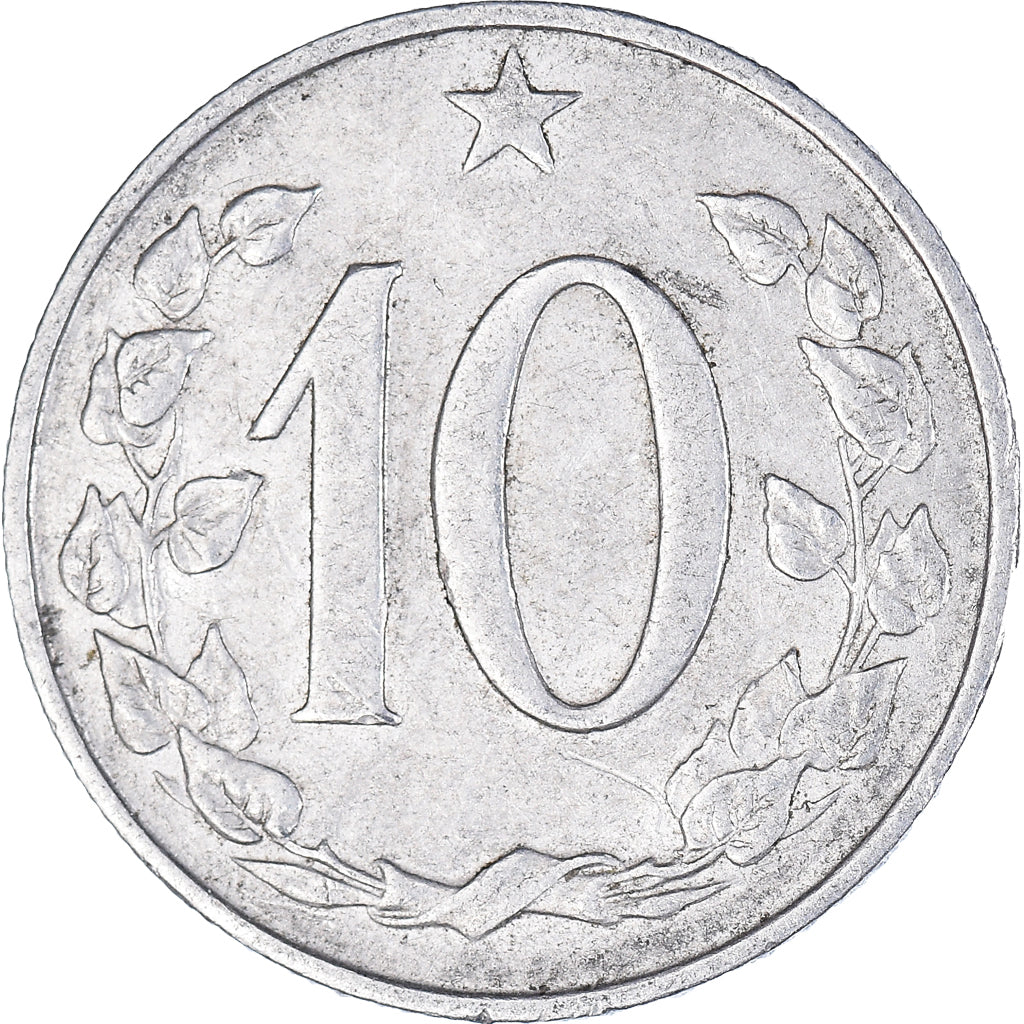 Moneda, Checoslovaquia, 10 Haleru, 1967