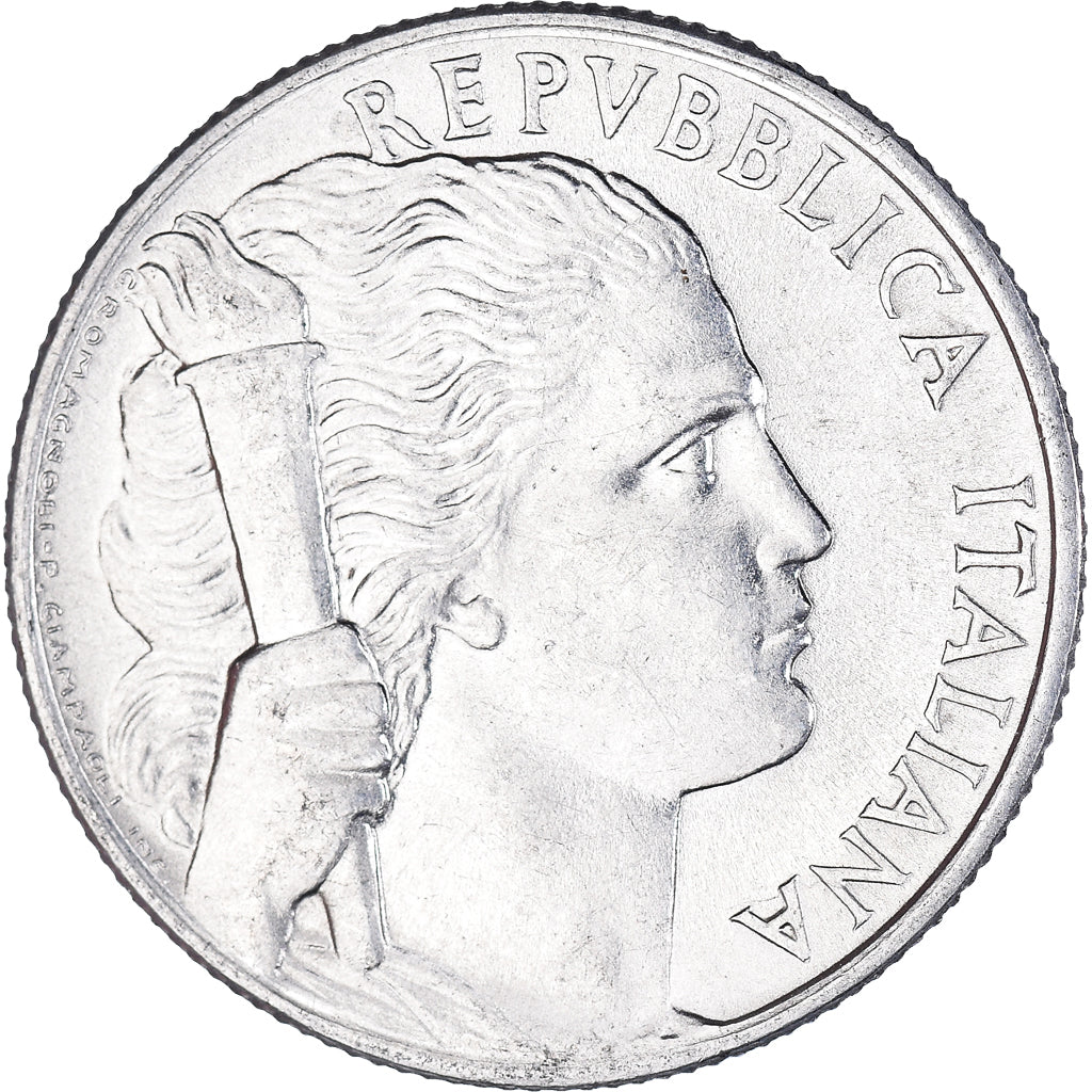 Moneta, Włochy, 5 Lire, 1948