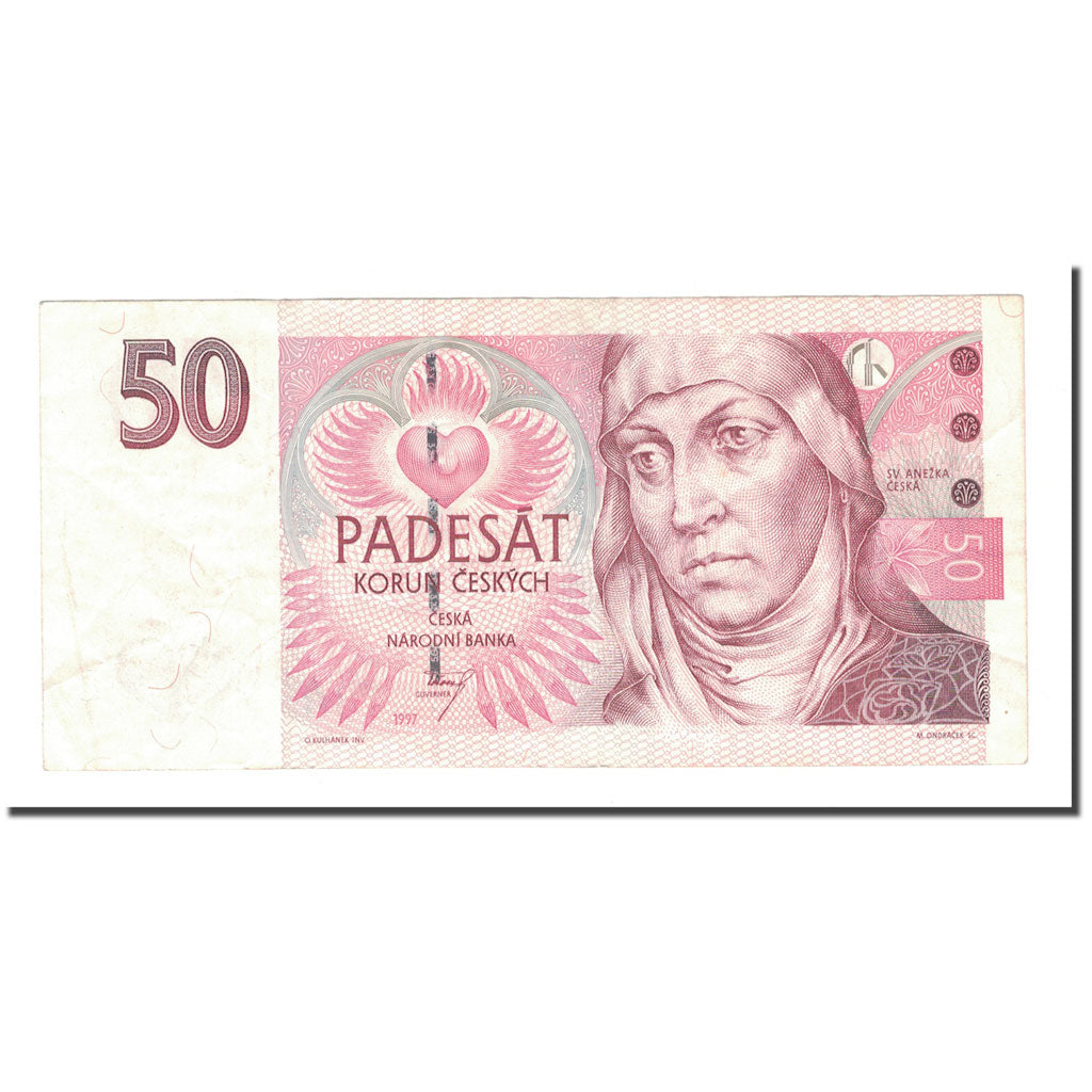 Banknote, Czech Republic, 50 Korun, 1997, KM:17, VF(30-35)