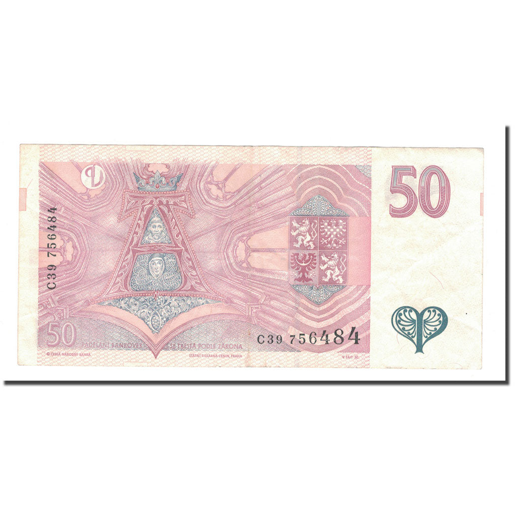 Banknote, Czech Republic, 50 Korun, 1997, KM:17, VF(30-35)