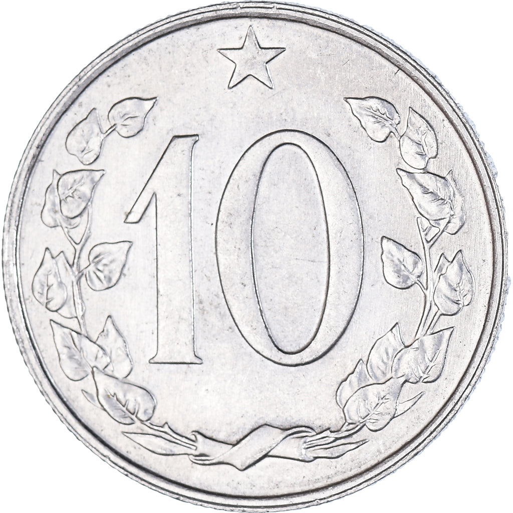 Moneda, Checoslovaquia, 10 Haleru, 1969