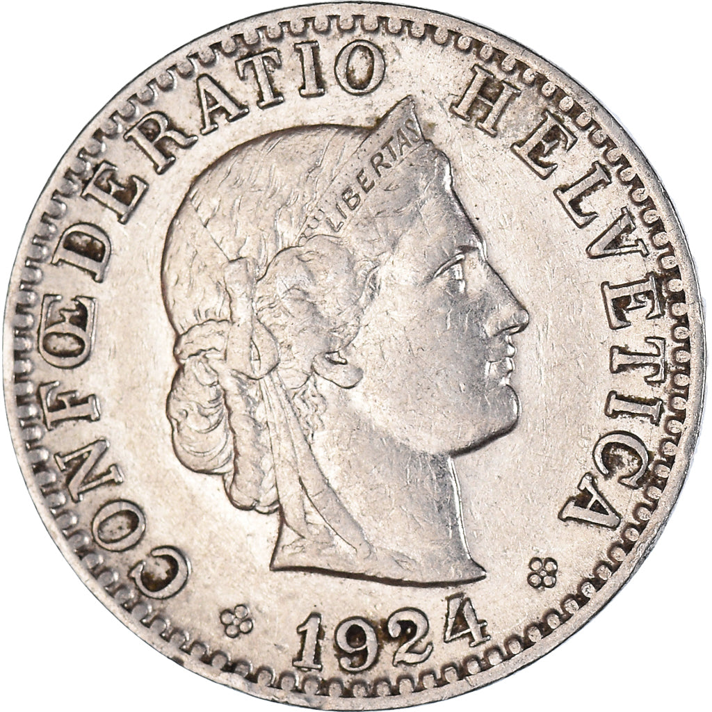 Moneda, Suiza, 20 Rappen, 1924