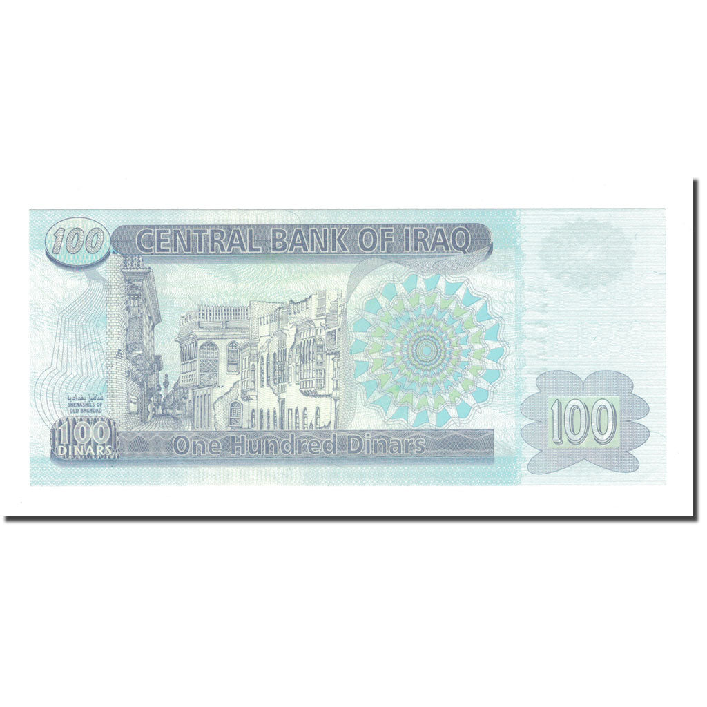Billet, Iraq, 100 Dinars, 2002/AH1422, KM:87, NEUF