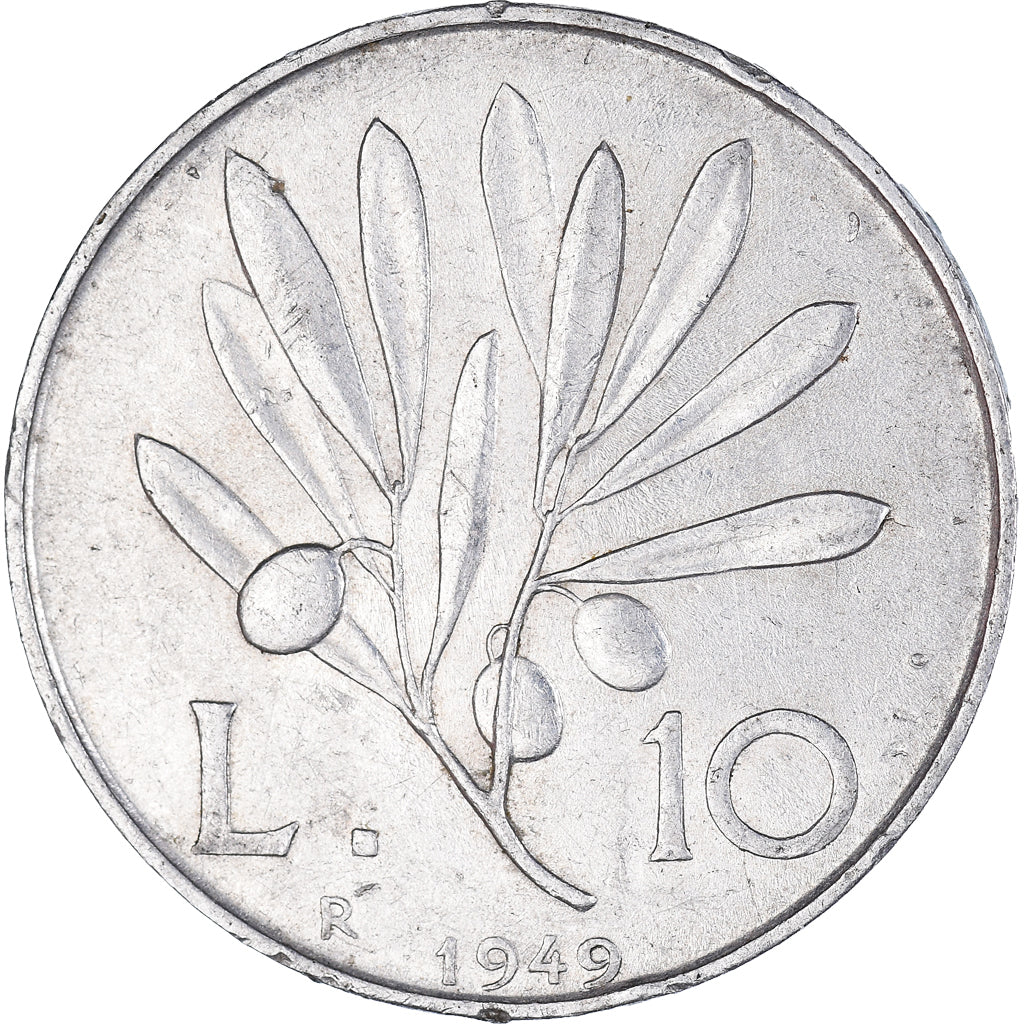 Coin, Italy, 10 Lire, 1949