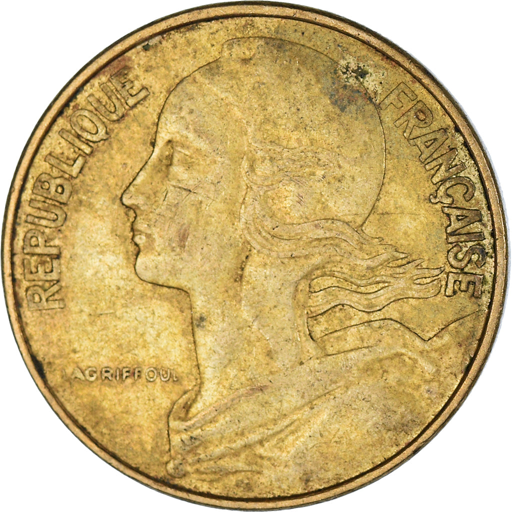 Moneta, Francia, 10 Centimes, 1974