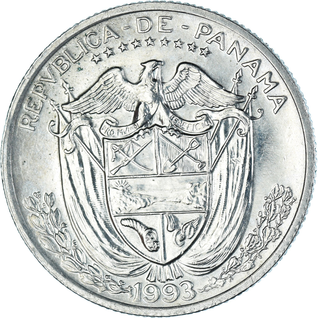 Coin, Panama, 1/4 Balboa, 1993