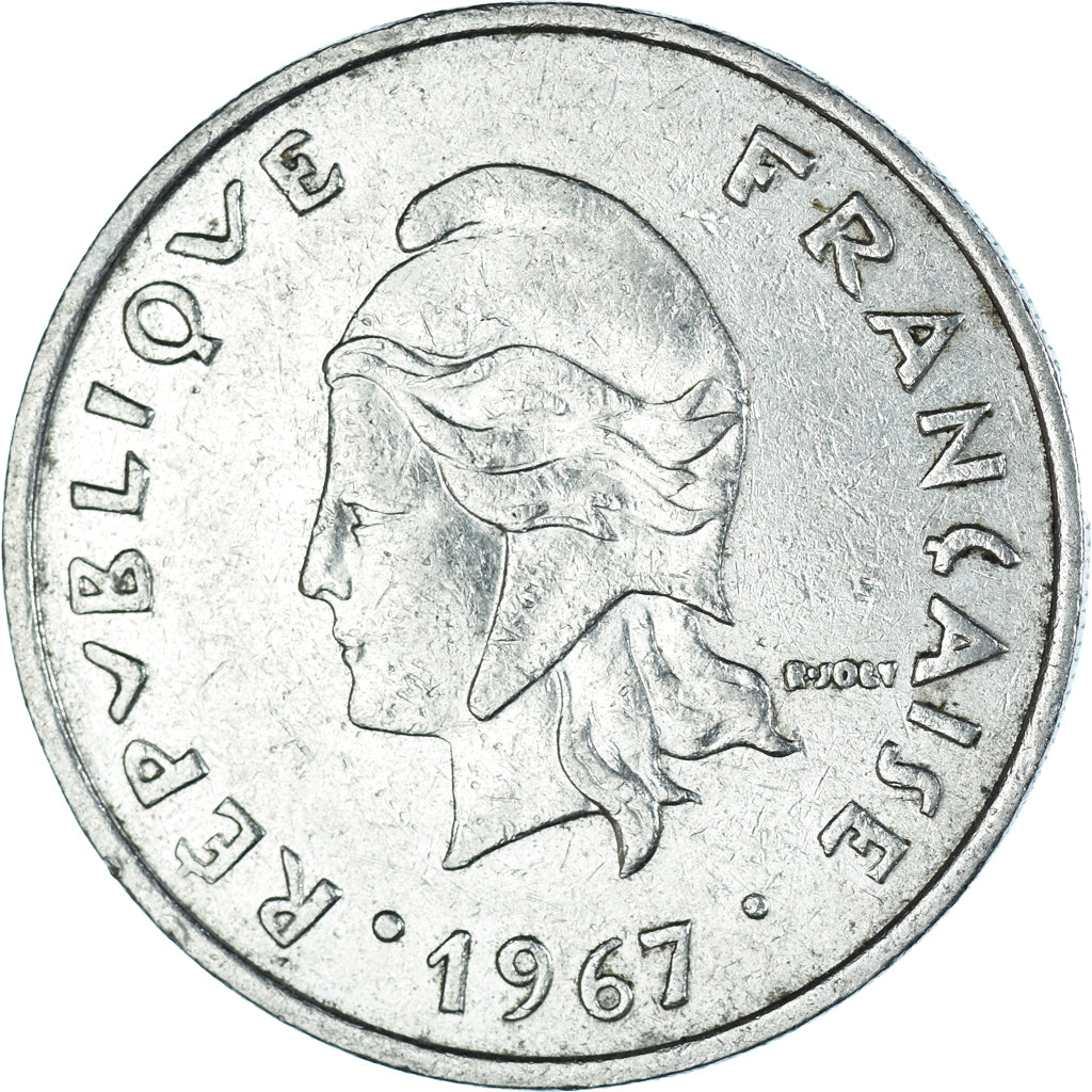 Monnaie, Nouvelle-Calédonie, 20 Francs, 1967