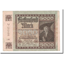 Banknote, Germany, 5000 Mark, 1922, 1922-12-02, KM:81a, VF(30-35)