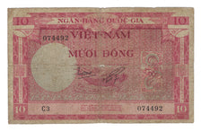 Banknote, South Viet Nam, 10 D<ox>ng, Undated (1955), KM:3a, VG(8-10)