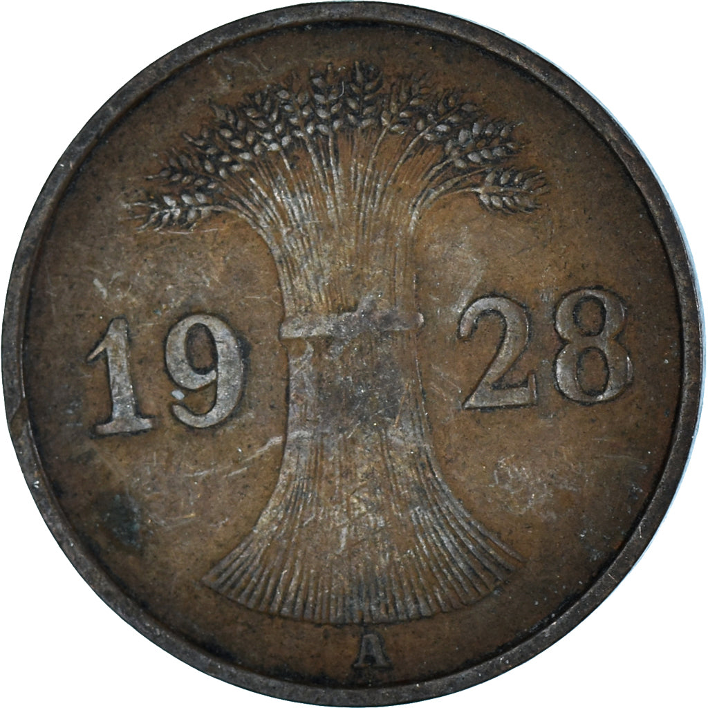 Coin, Germany, Reichspfennig, 1928