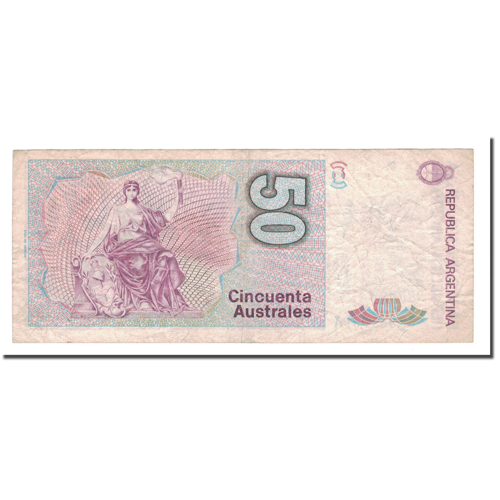 Banconote, Argentina, 50 Australes, KM:326b, MB