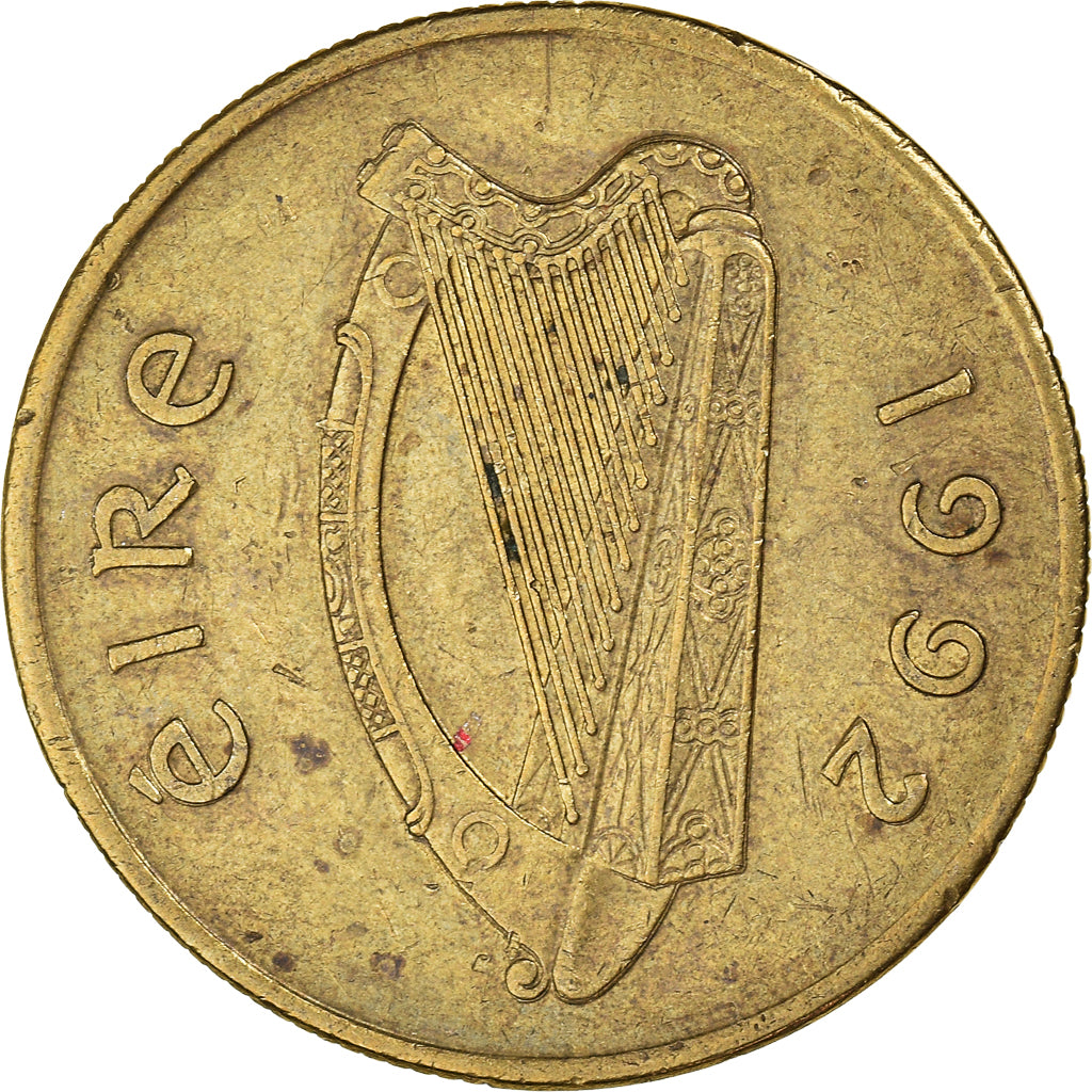 Moneta, Irlanda, 20 Pence, 1992