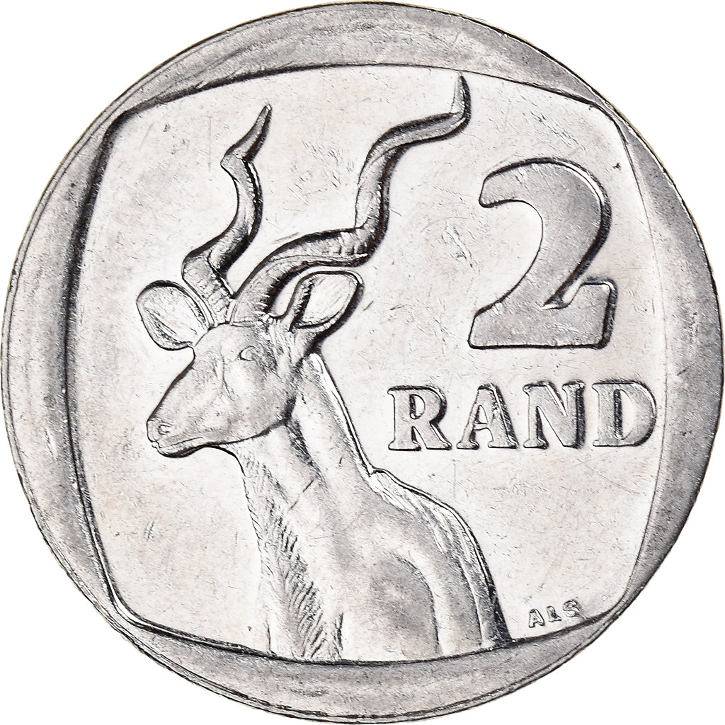 Moneta, Sudafrica, 2 Rand, 2004
