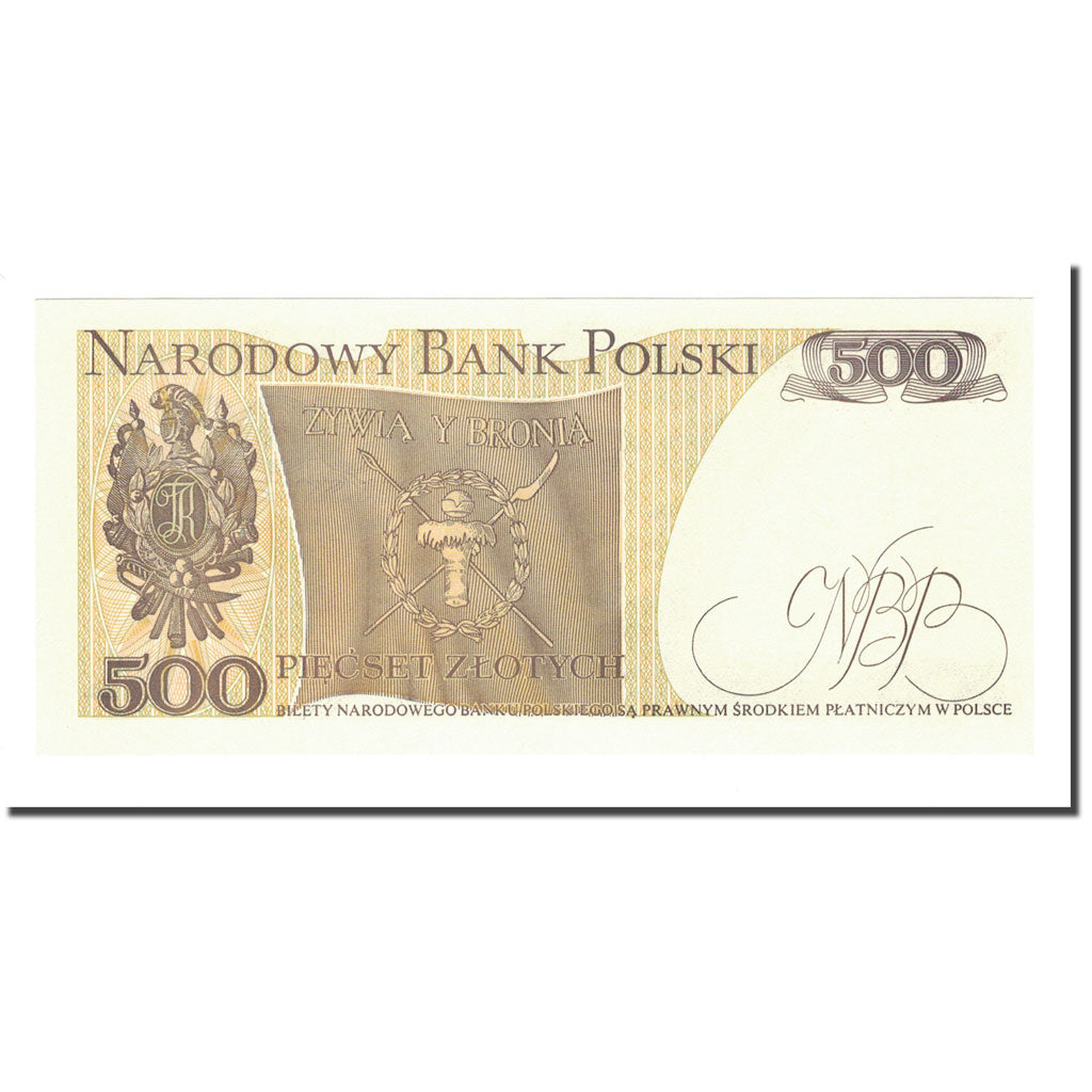 Biljet, Polen, 500 Zlotych, 1982, 1982-06-01, KM:145d, NIEUW