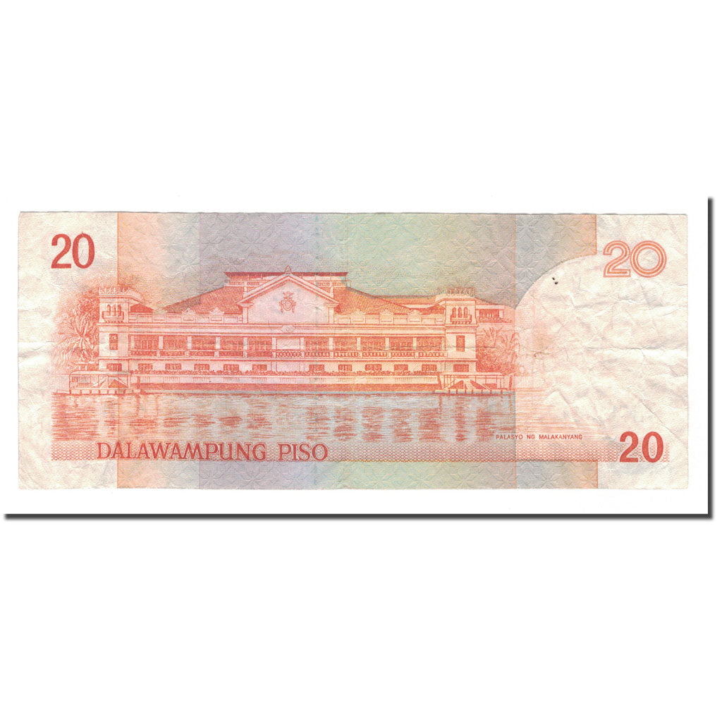 Banknote, Philippines, 20 Piso, KM:170b, VF(20-25)