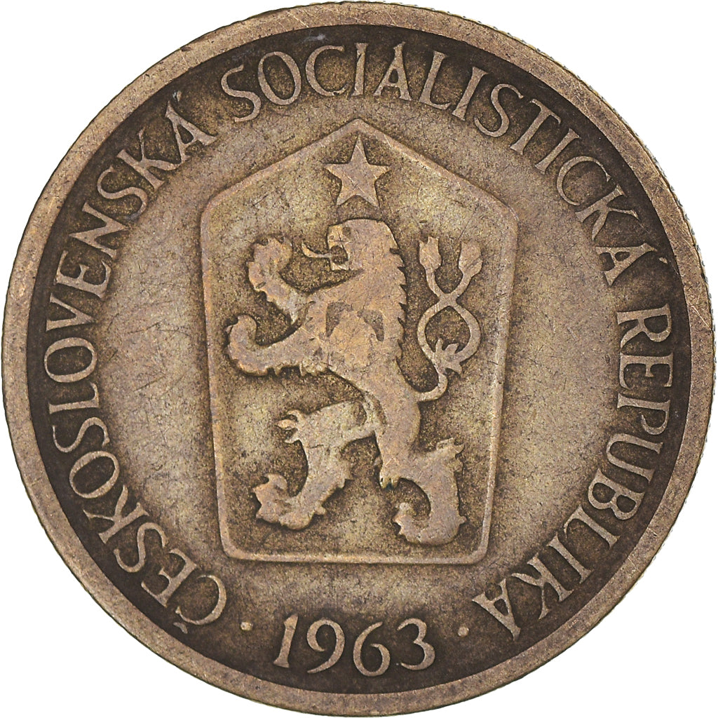 Moneta, Czechosłowacja, Haler, 1963