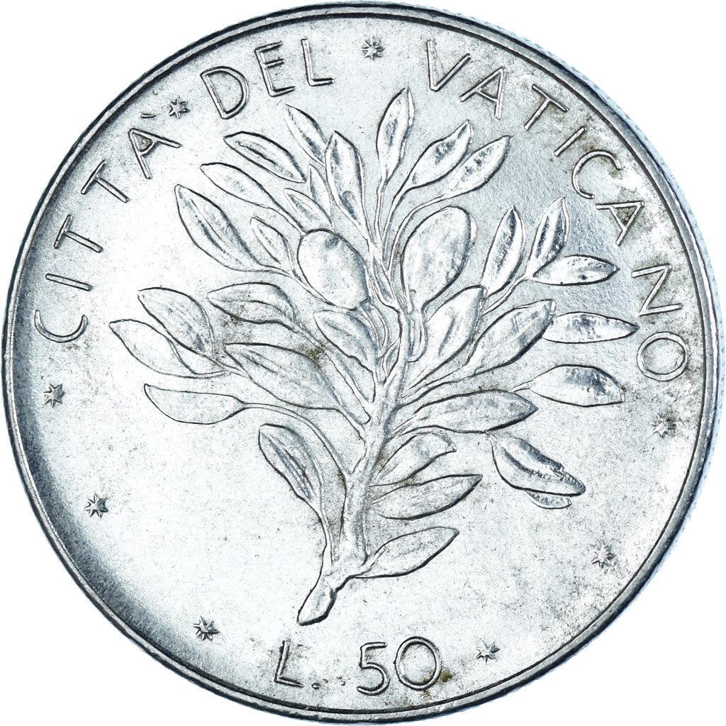 Coin, Vatican, 50 Lire, 1975