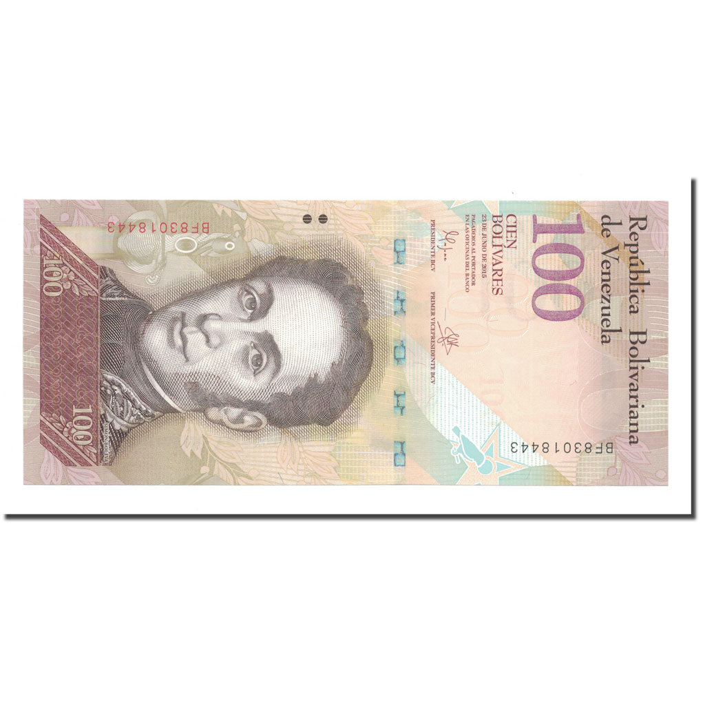Billete, 100 Bolivares, 2015, Venezuela, 2015-06-23, UNC