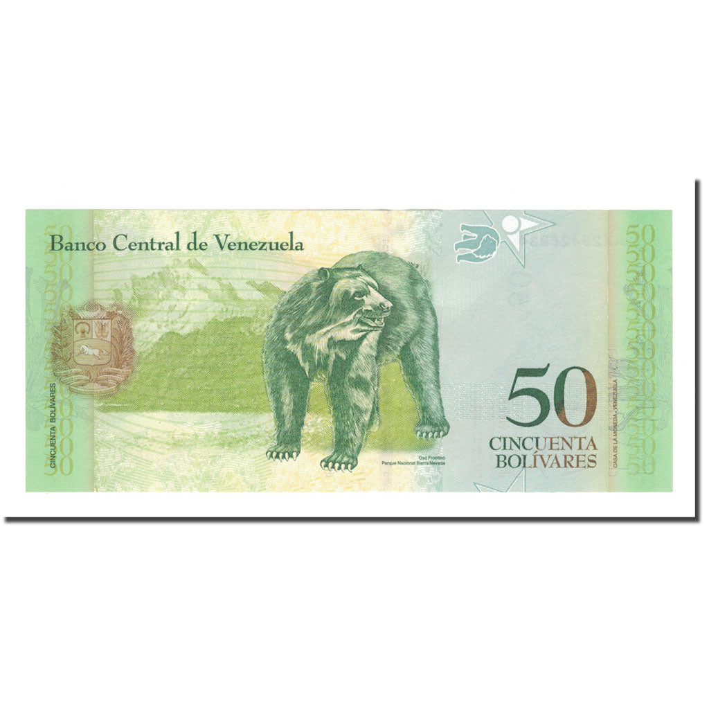 Banknote, Venezuela, 50 Bolivares, 2015, 2015-11-05, UNC(65-70)