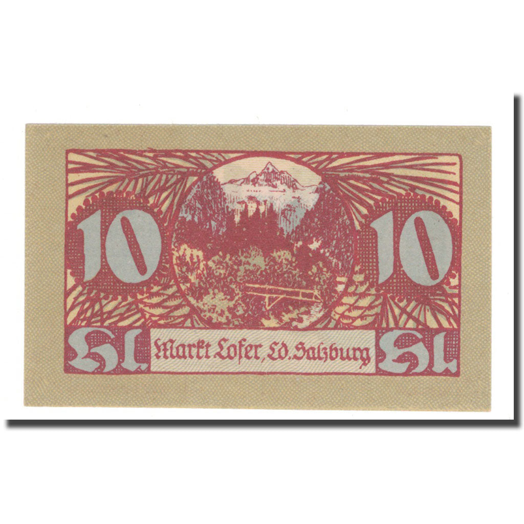 Banknote, AUSTRIAN STATES, 10 Heller, 1921, 1921-01-31, KM:S119c, UNC(65-70)