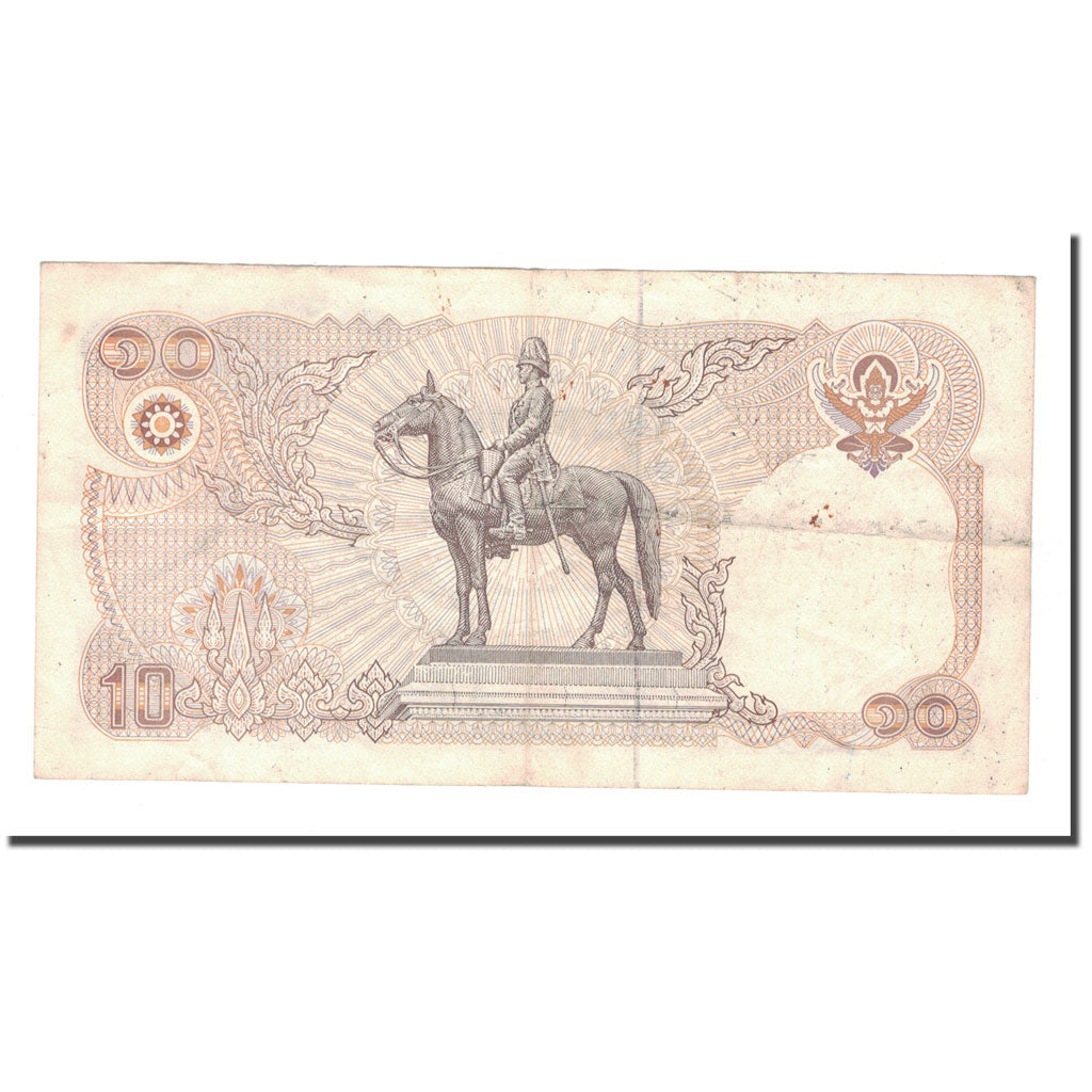 Banknote, Thailand, 10 Baht, KM:87, VF(30-35)