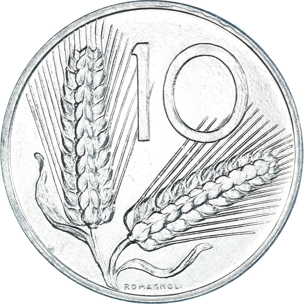 Moneda, Italia, 10 Lire, 1983