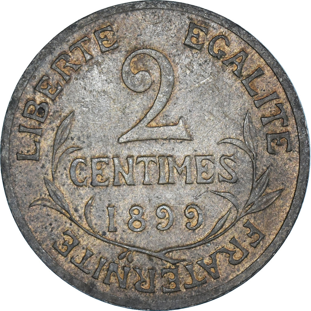 Coin, France, 2 Centimes, 1899