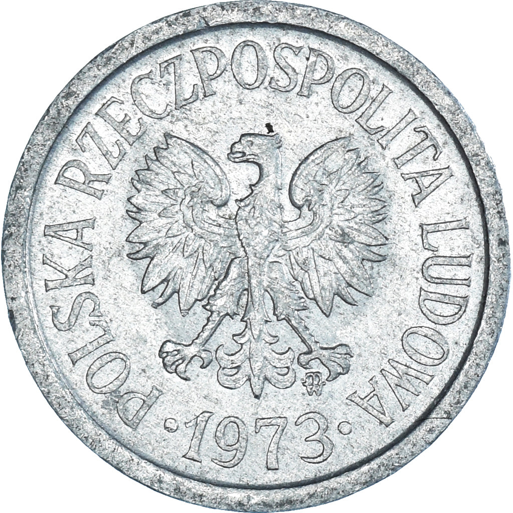 Munten, Polen, 10 Groszy, 1973