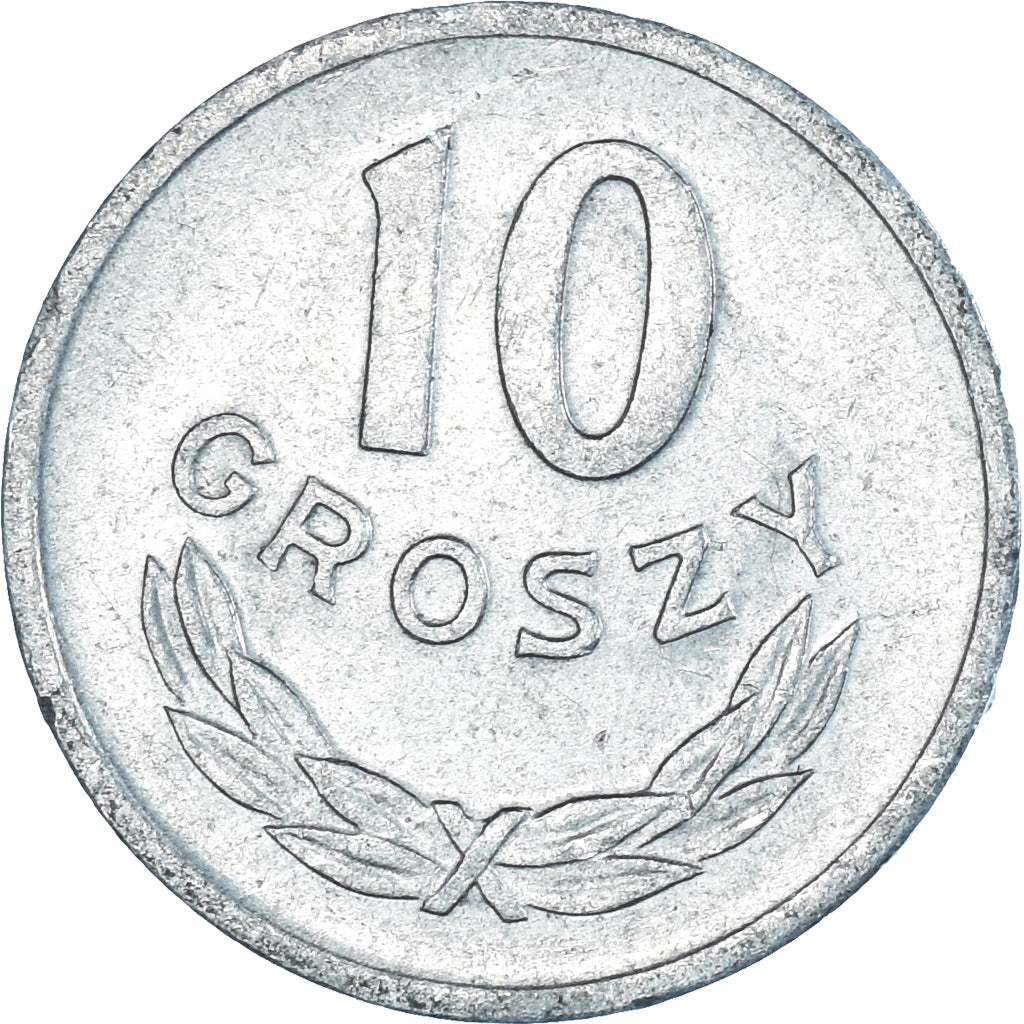 Munten, Polen, 10 Groszy, 1973