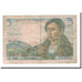 France, 5 Francs, Berger, 1943, 1943-12-23, B+, Fayette:5.5, KM:98a