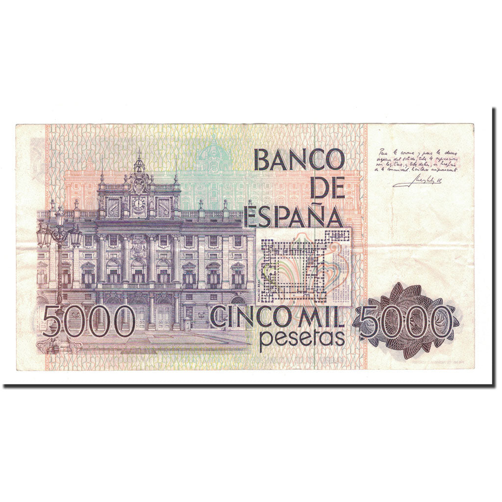 Geldschein, Spanien, 5000 Pesetas, 1979, 1979-10-23, KM:160, SS