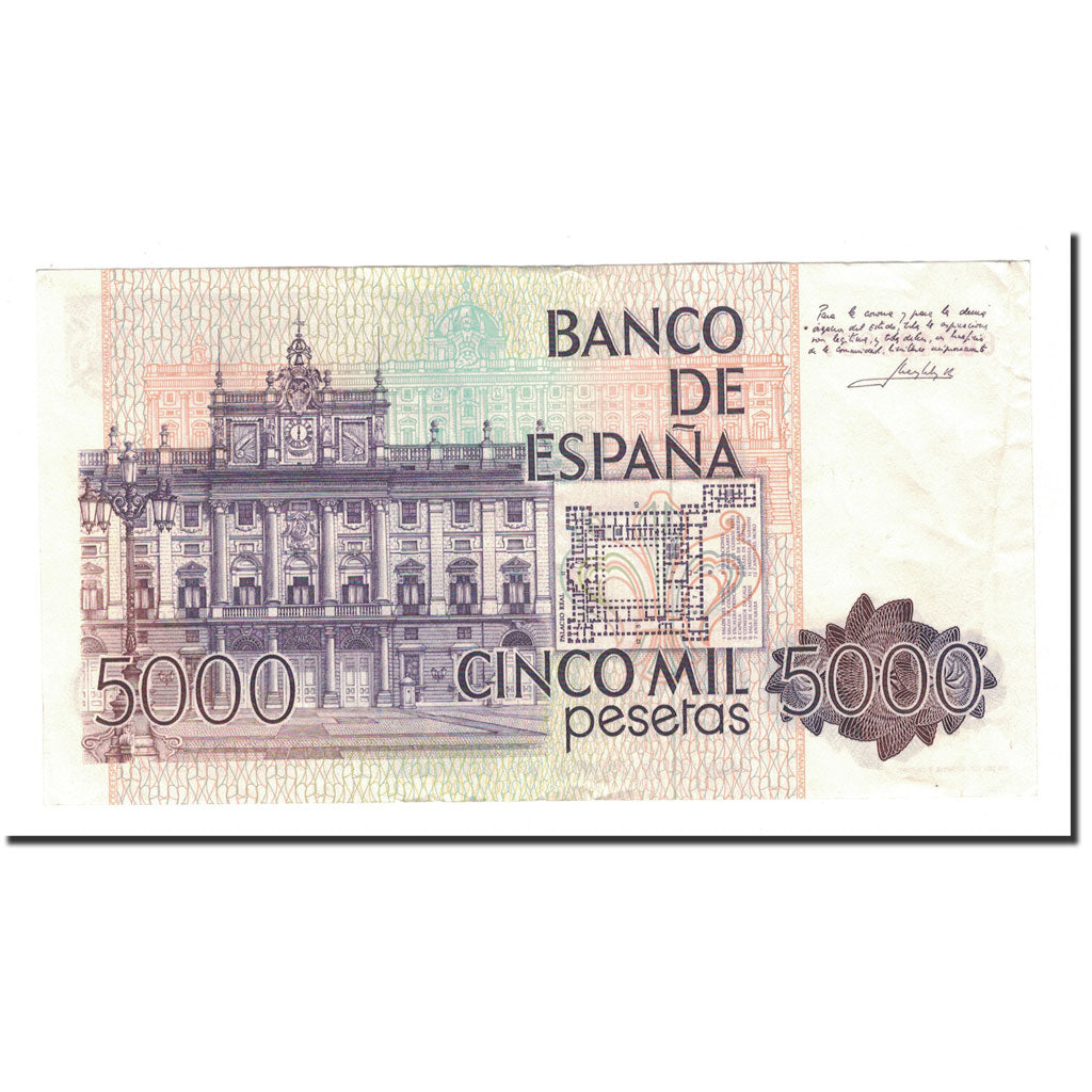 Billet, Espagne, 5000 Pesetas, 1979, 1979-10-23, KM:160, TTB+