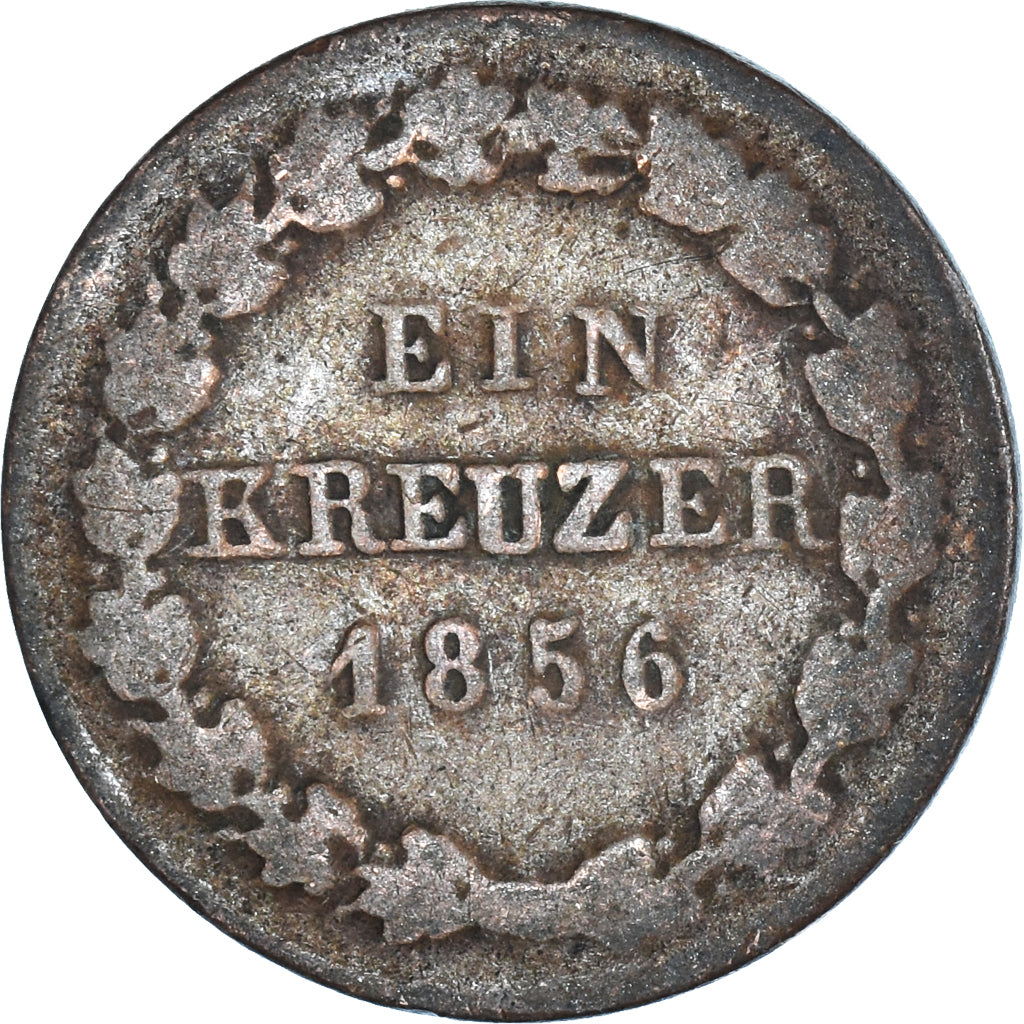 Moneda, Estados alemanes, Kreuzer, 1856