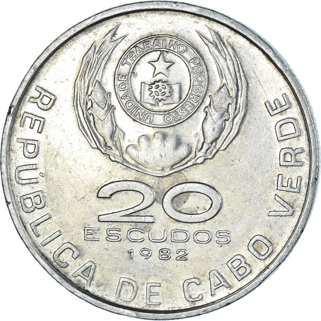 Moneta, Capo Verde, 20 Escudos, 1982