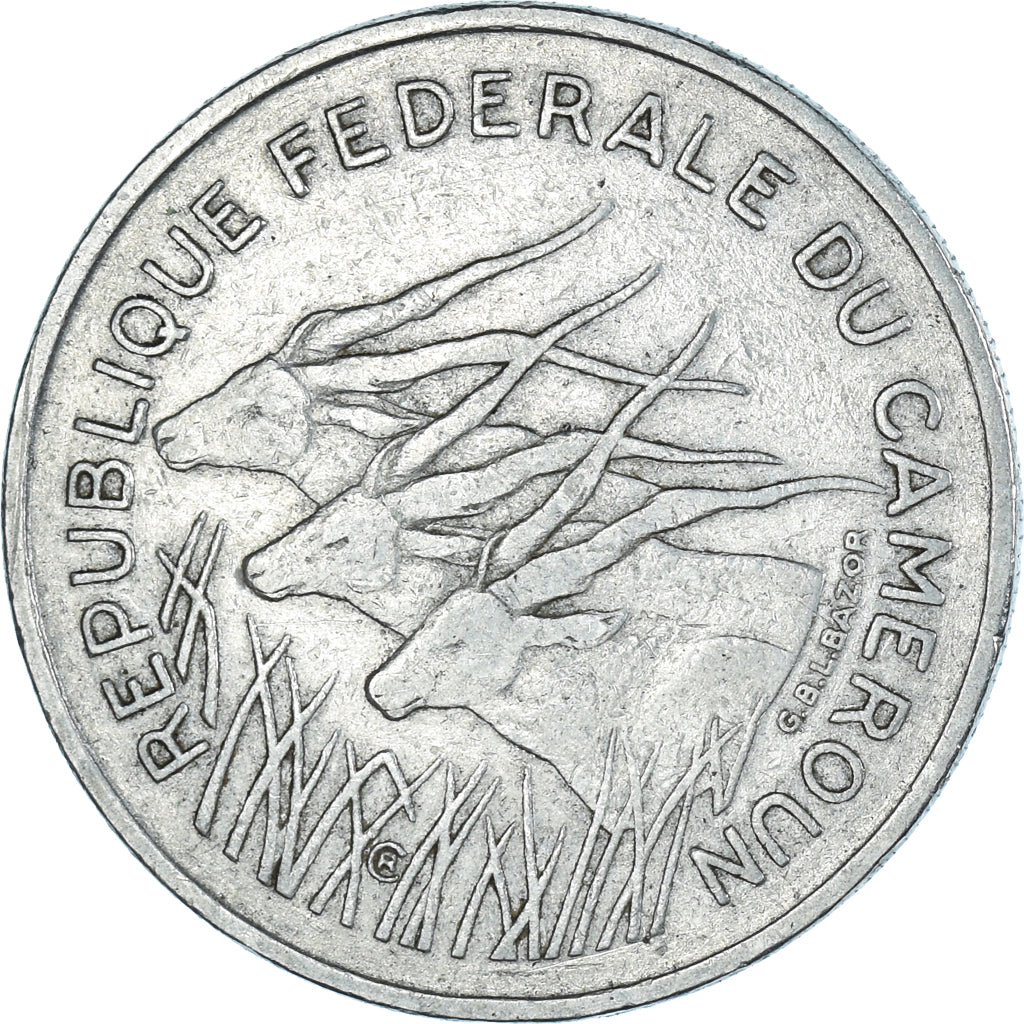 Moneta, Kamerun, 100 Francs, 1972