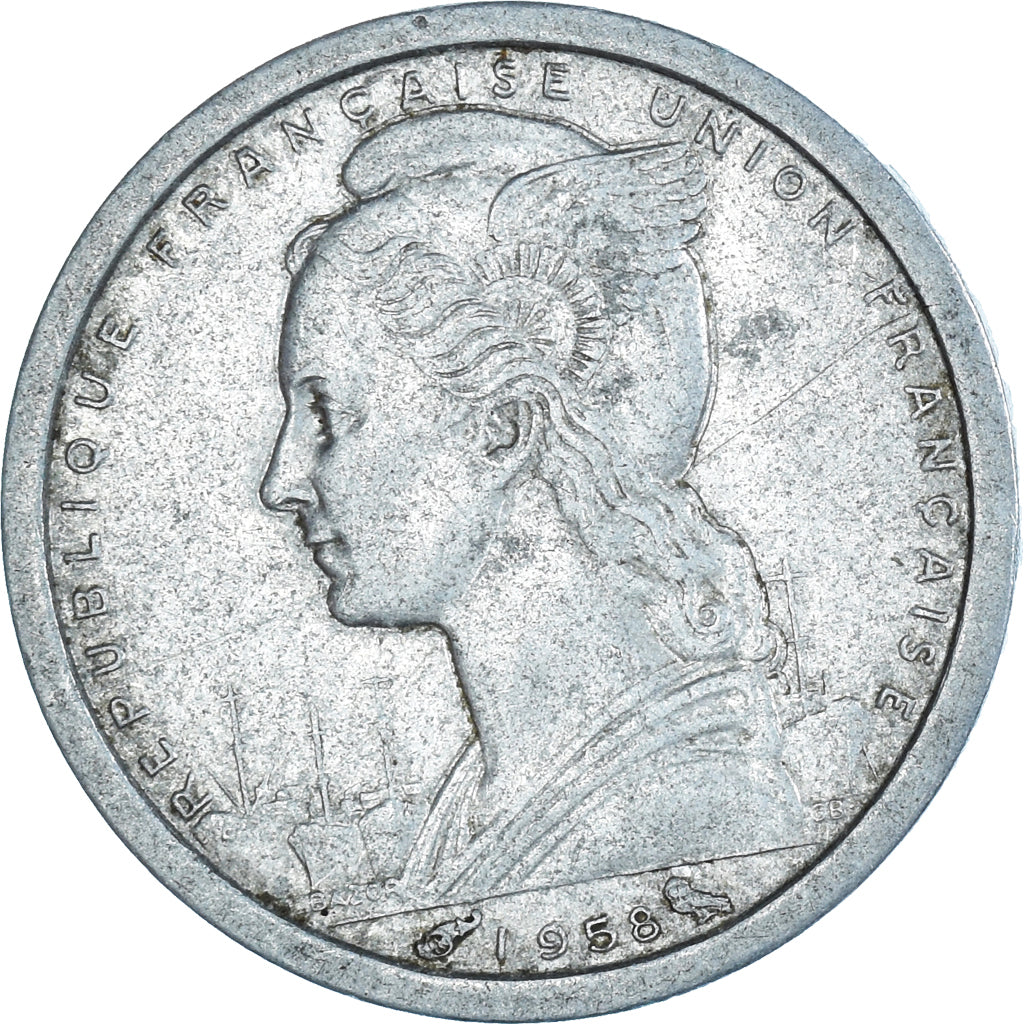 Monnaie, Madagascar, Franc, 1958