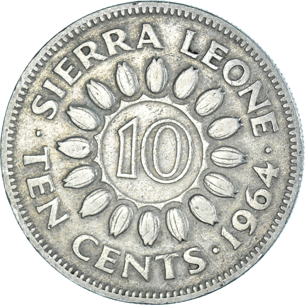 Coin, Sierra Leone, 10 Cents, 1964