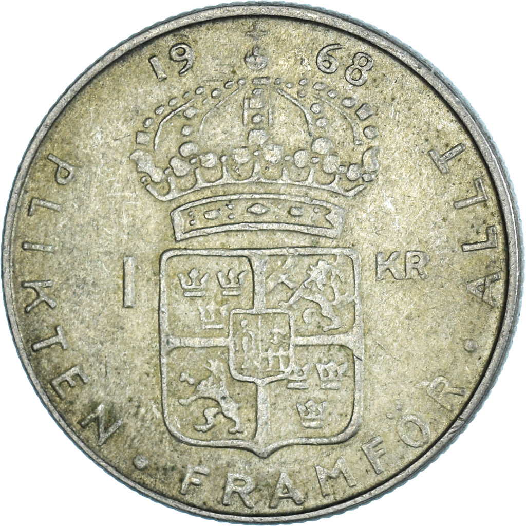 Coin, Sweden, Krona, 1968