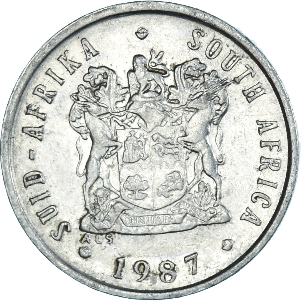 Munten, Zuid Afrika, 5 Cents, 1987