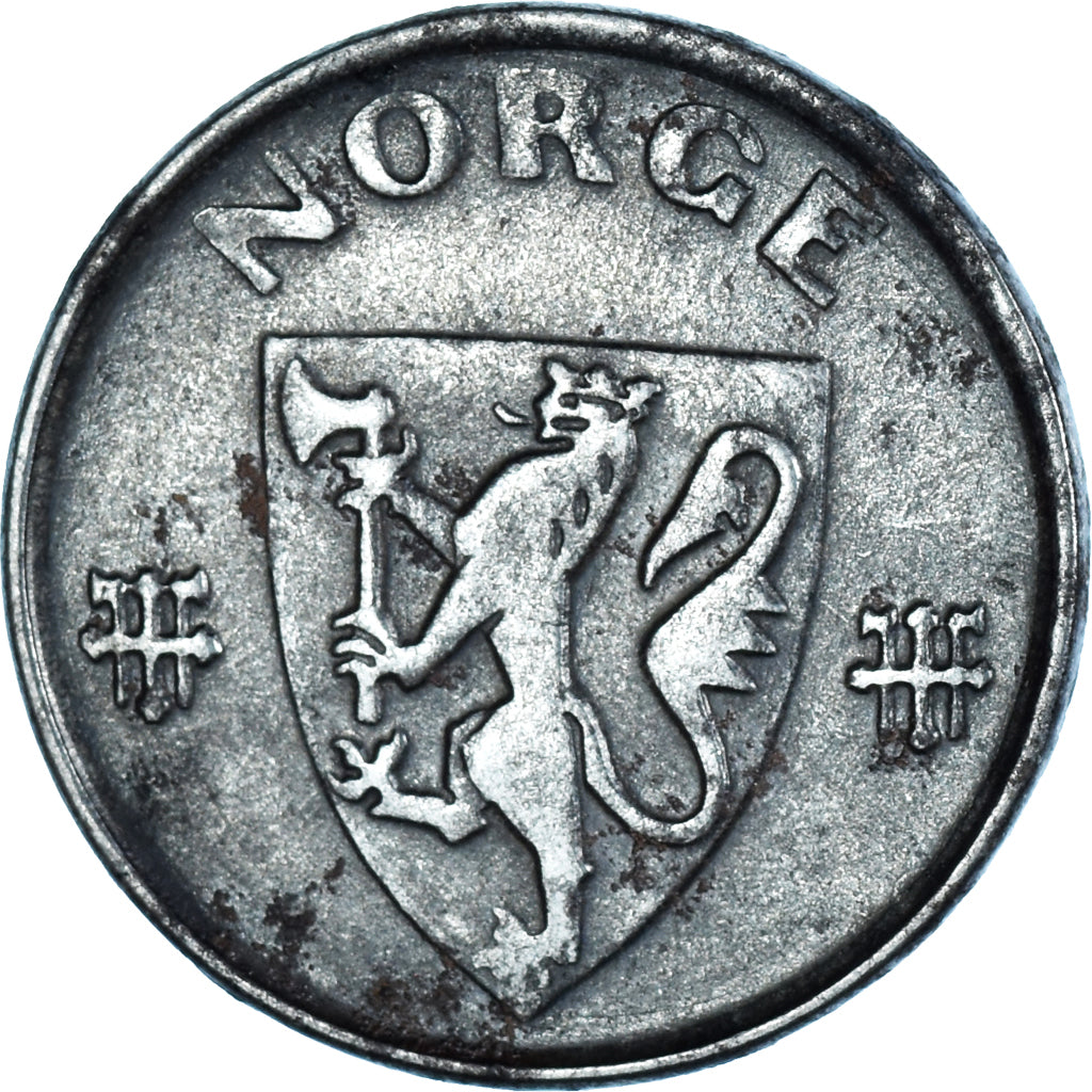 Münze, Norwegen, 2 Öre, 1944