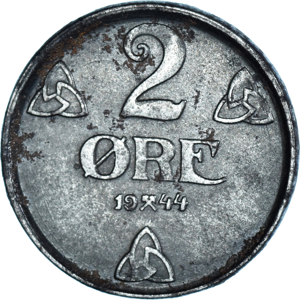 Münze, Norwegen, 2 Öre, 1944